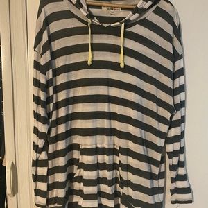 Striped hoodie